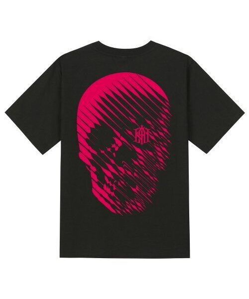 KAN6312(カン6312)の「KTB0145 スカルレイン 半袖Tシャツ - ブラック(Tシャツ/カットソー・メンズ・その他・SMALL/MEDIUM/LARGE/X-LARGE)」の1枚目の写真