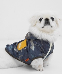 KRIFF MAYER（クリフメイヤー）の「【犬服・ドッグウェア・撥水防汚】DOGクリーネス総柄フードJK（ペットウェア）」