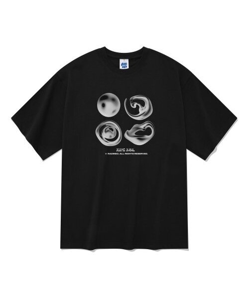 RADINEO(ラディネオ)の「20番手ブルーボール半袖Tシャツブラック(Tシャツ/カットソー・メンズ・その他・LARGE/MEDIUM/X-LARGE)」の1枚目の写真