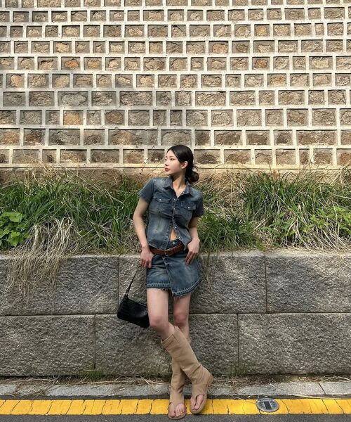 DECET WOMEN(デケット ウーマン)の「ラップスカート DCSK005ブラック(スカート・レディース・その他・X-SMALL/SMALL/MEDIUM)」の5枚目の写真