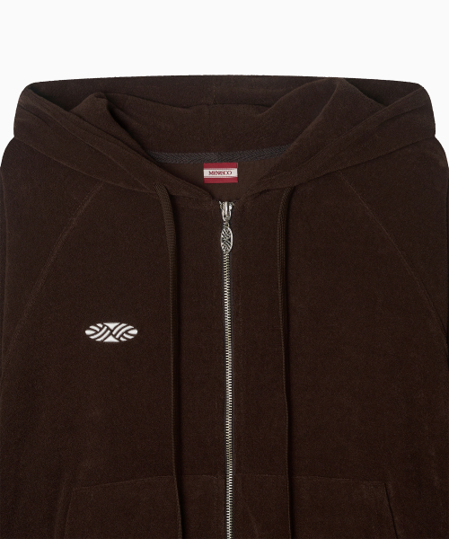 MENASOO（ミナス）の「Terry Raglan Hooded Zip Up_Brown（パーカー・レディース・ブラウン・F）」の14枚目の写真