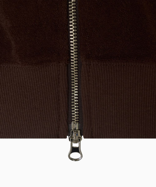 MENASOO（ミナス）の「Terry Raglan Hooded Zip Up_Brown（パーカー・レディース・ブラウン・F）」の16枚目の写真