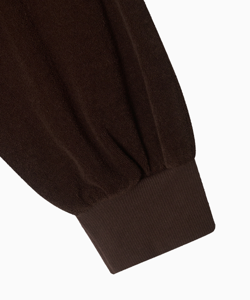 MENASOO（ミナス）の「Terry Raglan Hooded Zip Up_Brown（パーカー・レディース・ブラウン・F）」の18枚目の写真