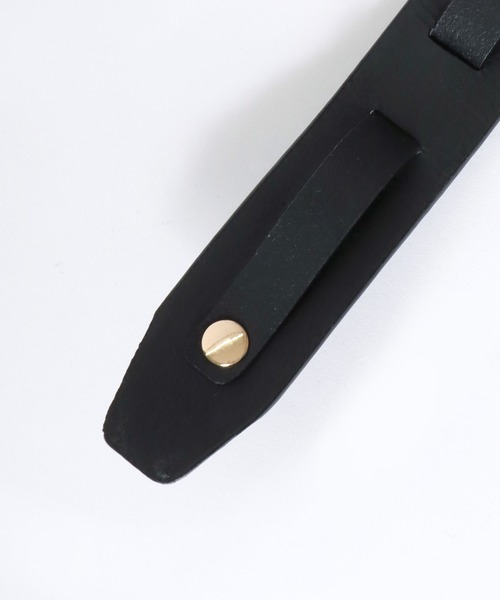 Lee（リー）の「Lee/リー Leather Hook Belt/30mm 牛革 フック レザーベルト/レディース メンズ（ベルト・メンズ・ダークブラウン/ブラウン/ブラック・FREE）」の16枚目の写真