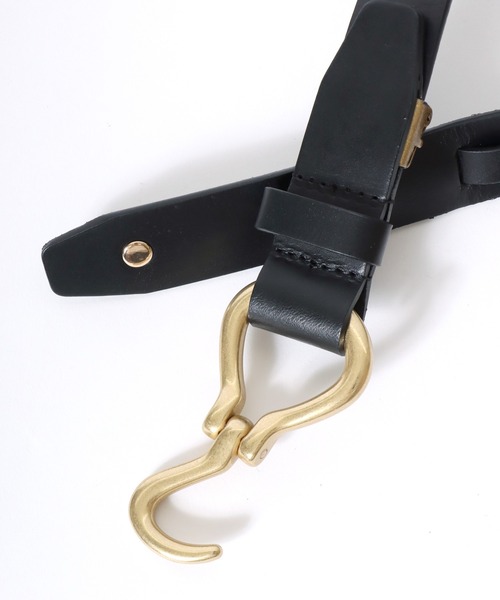 Lee（リー）の「Lee/リー Leather Hook Belt/30mm 牛革 フック レザーベルト/レディース メンズ（ベルト・メンズ・ダークブラウン/ブラウン/ブラック・FREE）」の19枚目の写真