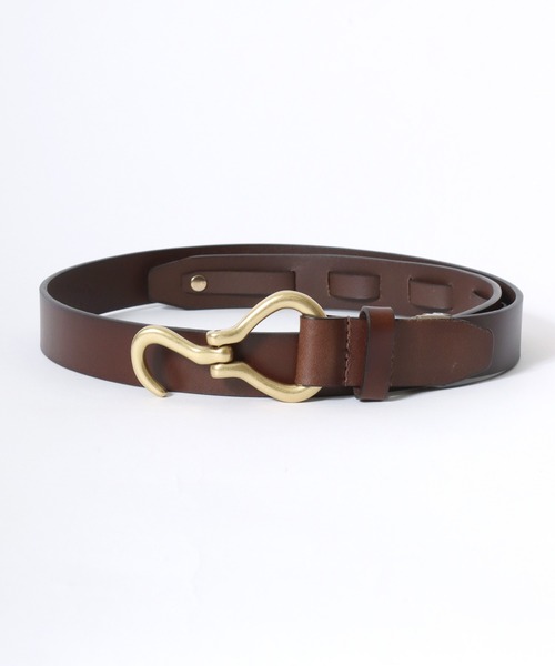 Lee（リー）の「Lee/リー Leather Hook Belt/30mm 牛革 フック レザーベルト/レディース メンズ（ベルト・メンズ・ダークブラウン/ブラウン/ブラック・FREE）」の9枚目の写真