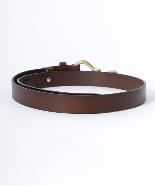 Lee（リー）の「Lee/リー Leather Hook Belt/30mm 牛革 フック レザーベルト/レディース メンズ（ベルト・メンズ・ダークブラウン/ブラウン/ブラック・FREE）」の10枚目の写真