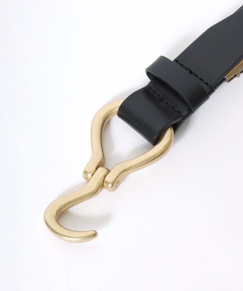 Lee（リー）の「Lee/リー Leather Hook Belt/30mm 牛革 フック レザーベルト/レディース メンズ（ベルト・メンズ・ダークブラウン/ブラウン/ブラック・FREE）」の13枚目の写真