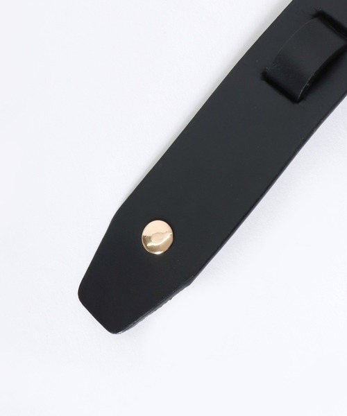 Lee（リー）の「Lee/リー Leather Hook Belt/30mm 牛革 フック レザーベルト/レディース メンズ（ベルト・メンズ・ダークブラウン/ブラウン/ブラック・FREE）」の15枚目の写真