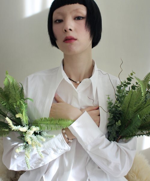 RUBATI（ルバティ）の「Double Layered Shirt (WHITE)（シャツ/ブラウス・レディース・その他・FREE）」の2枚目の写真