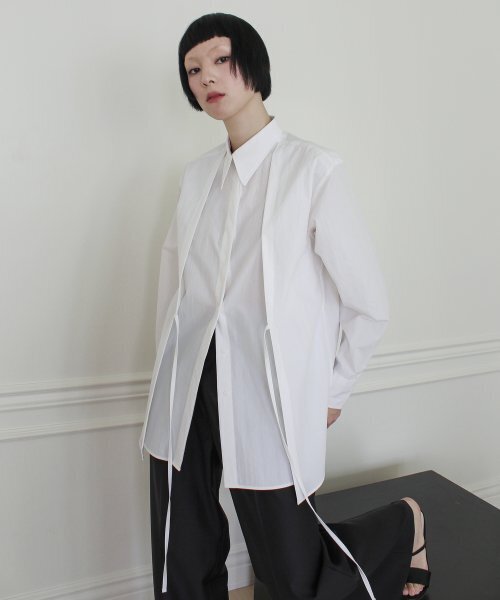 RUBATI（ルバティ）の「Double Layered Shirt (WHITE)（シャツ/ブラウス・レディース・その他・FREE）」の5枚目の写真