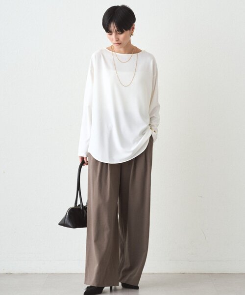 LOUNGEDRESS（ラウンジドレス）の「ジョーゼットインナーブラウス2（シャツ/ブラウス・レディース・オフホワイト/ブラック・FREE）」の6枚目の写真