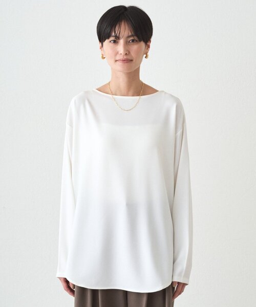 LOUNGEDRESS（ラウンジドレス）の「ジョーゼットインナーブラウス2（シャツ/ブラウス・レディース・オフホワイト/ブラック・FREE）」の11枚目の写真