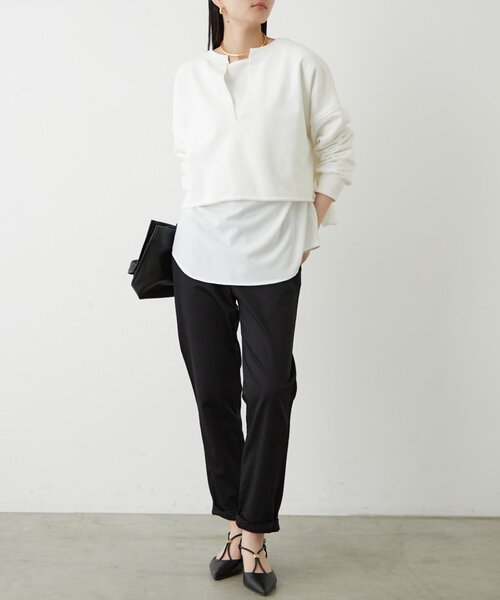 LOUNGEDRESS（ラウンジドレス）の「ジョーゼットインナーブラウス2（シャツ/ブラウス・レディース・オフホワイト/ブラック・FREE）」の18枚目の写真