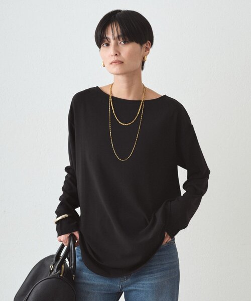 LOUNGEDRESS（ラウンジドレス）の「ジョーゼットインナーブラウス2（シャツ/ブラウス・レディース・オフホワイト/ブラック・FREE）」の3枚目の写真