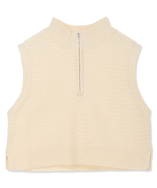 DECOY SINCE 1981(デコイシンスイチキュウハチイチ)の「ベスト付きニットチュニック【セットアイテム・洗える】(ニット/セーター・レディース・ベージュ/ブラウン・M/L/LL)」の15枚目の写真