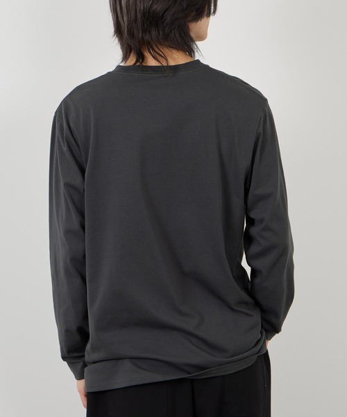 Mac-House（マックハウス）の「【T-GRAPHICS / ティーグラフィックス】ビビットアニマル長袖Ｔシャツ（Tシャツ/カットソー・メンズ・ブラック/グレー/ホワイト/ベージュ/ブルー・S/M/L/XL）」の7枚目の写真