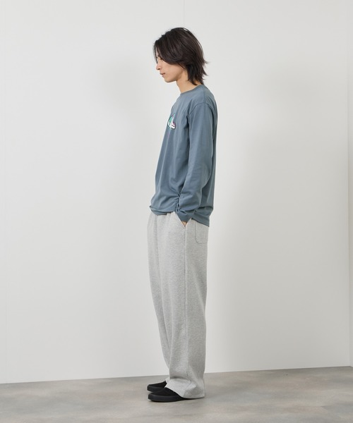 Mac-House（マックハウス）の「【T-GRAPHICS / ティーグラフィックス】ビビットアニマル長袖Ｔシャツ（Tシャツ/カットソー・メンズ・ブラック/グレー/ホワイト/ベージュ/ブルー・S/M/L/XL）」の17枚目の写真