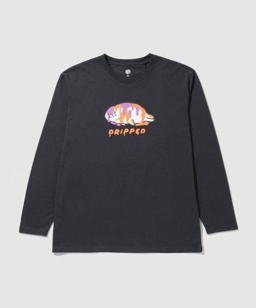 Mac-House（マックハウス）の「【T-GRAPHICS / ティーグラフィックス】ビビットアニマル長袖Ｔシャツ（Tシャツ/カットソー・メンズ・ブラック/グレー/ホワイト/ベージュ/ブルー・S/M/L/XL）」の21枚目の写真