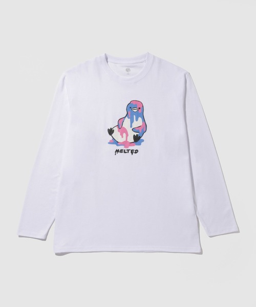Mac-House（マックハウス）の「【T-GRAPHICS / ティーグラフィックス】ビビットアニマル長袖Ｔシャツ（Tシャツ/カットソー・メンズ・ブラック/グレー/ホワイト/ベージュ/ブルー・S/M/L/XL）」の22枚目の写真