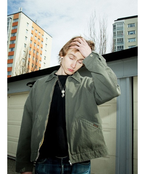 Nudie Jeans(ヌーディージーンズ)の「Nudie Jeans/ヌーディージーンズ Blake Zip Jacket / ジップジャケット / Duck Canvas Green(ブルゾン・メンズ・グリーン・S/M/L/XL)」の4枚目の写真