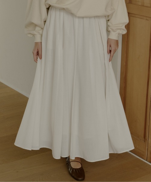 soft touch flared skirt/ソフトタッチフレアスカート（スカート
