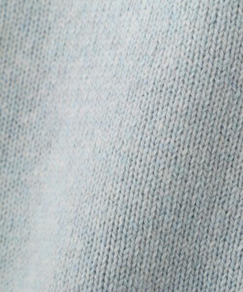 MARGARET HOWELL(マーガレットハウエル)の「WOOL COTTON KNITWEAR(ニット/セーター・レディース・ダークグレー/ライトブルー・FREE)」の10枚目の写真