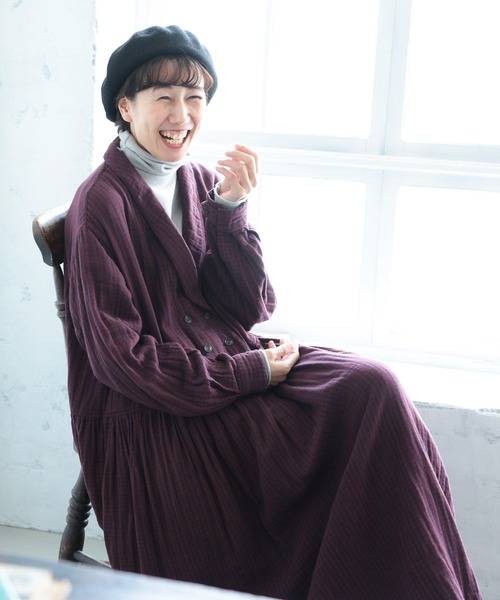 ブラッドベリーのダブル釦ワンピース 楽天市場】ブリードの森 ブラッドベリーのダブル釦ワンピース M/L/LL