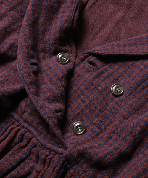 ブラッドベリーのダブル釦ワンピース（ワンピース）｜soulberry