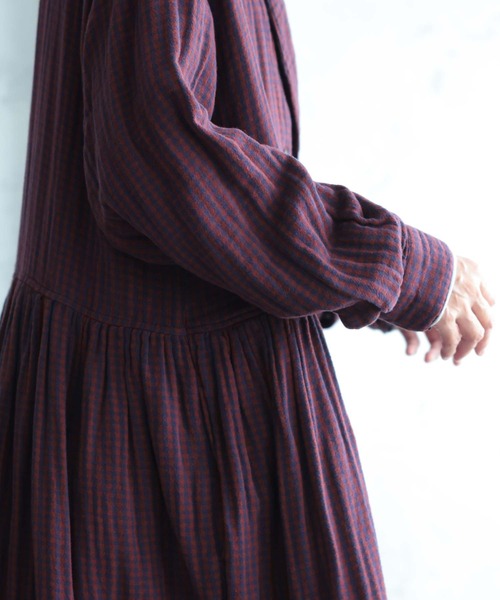 ブラッドベリーのダブル釦ワンピース（ワンピース）｜soulberry