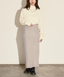 H.TOKYO（エイチトウキョウ）の「リブニットタイトスカート/スリムロング丈スリム（スカート）」