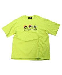 Monkey Flower（モンキーフラワー）の「共用ヒップホップ守護神ドローイング半袖Tシャツ/MS2WTS25U GREEN（Tシャツ/カットソー）」