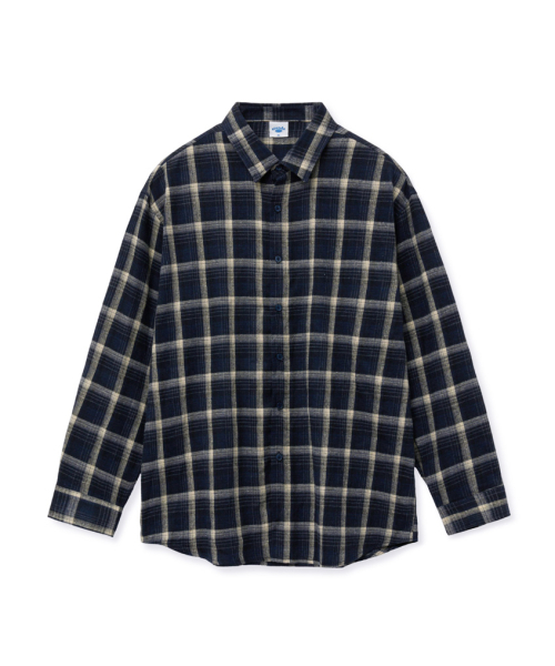 STENDS（ステンズ）の「[M~4XL] オールデイベーシックチェックシャツ_ST-07 (ネイビー)（シャツ/ブラウス・メンズ・その他・MEDIUM/LARGE/X-LARGE/XX-LARGE/XXX-LARGE）」の9枚目の写真