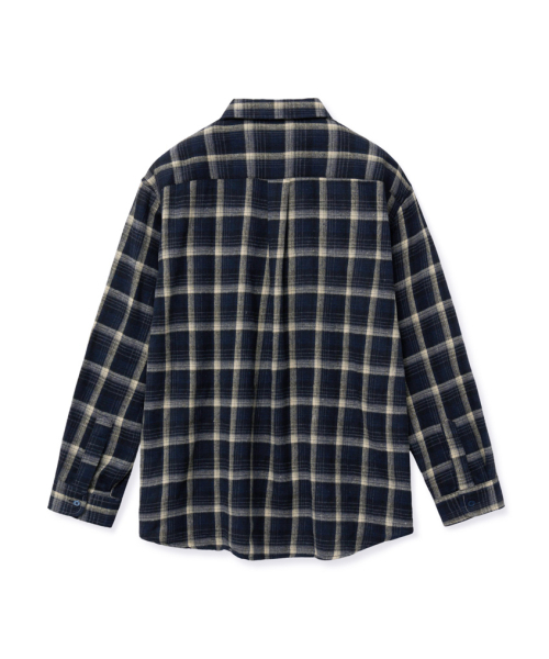 STENDS（ステンズ）の「[M~4XL] オールデイベーシックチェックシャツ_ST-07 (ネイビー)（シャツ/ブラウス・メンズ・その他・MEDIUM/LARGE/X-LARGE/XX-LARGE/XXX-LARGE）」の10枚目の写真