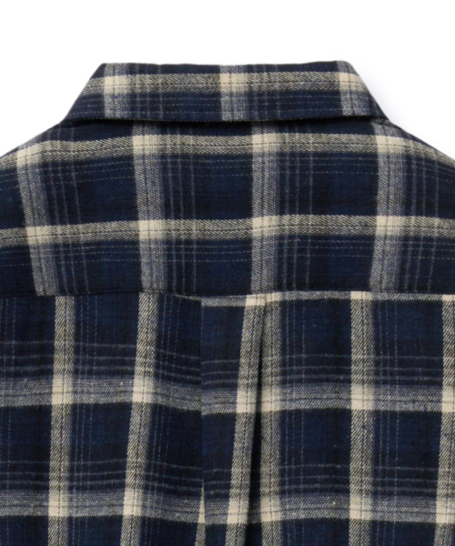 STENDS（ステンズ）の「[M~4XL] オールデイベーシックチェックシャツ_ST-07 (ネイビー)（シャツ/ブラウス・メンズ・その他・MEDIUM/LARGE/X-LARGE/XX-LARGE/XXX-LARGE）」の12枚目の写真