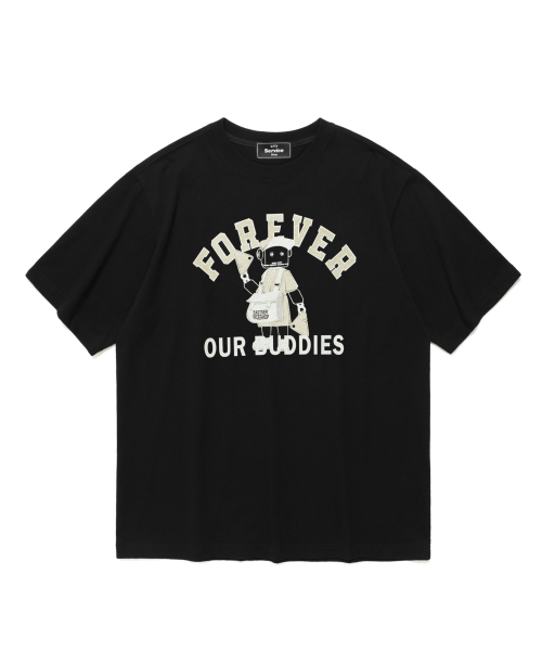 eastserviceshop(イーストサービスショップ)の「Our Buddies Half T - Black(Tシャツ/カットソー・レディース・ブラック・SMALL)」の1枚目の写真