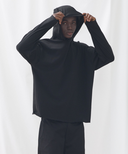 eastserviceshop(イーストサービスショップ)の「ガーデニングフードパーカー - ブラック(パーカー・レディース・ブラック・LARGE/MEDIUM)」の4枚目の写真