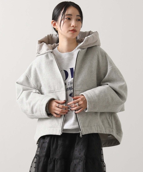 Gready Brilliant（グレディブリリアン）の「フード付ウールショート