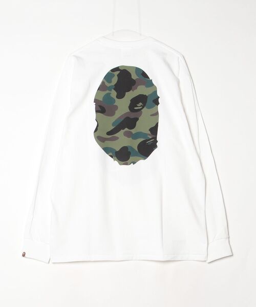1ST CAMO BIG APE HEAD LS TEE（Tシャツ/カットソー）｜A BATHING APE