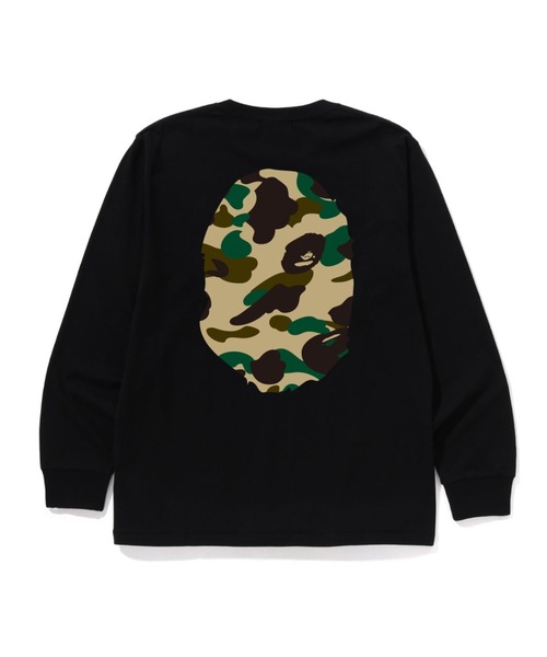 A BATHING APE(アベイシングエイプ)の「1ST CAMO BIG APE HEAD LS TEE(Tシャツ/カットソー・メンズ・ブラック×グリーン/ホワイト×グリーン/ホワイト×イエロー/ブラック×イエロー・MEDIUM/X-LARGE/LARGE/SMALL/XX-LARGE/XXX-LARGE)」の8枚目の写真