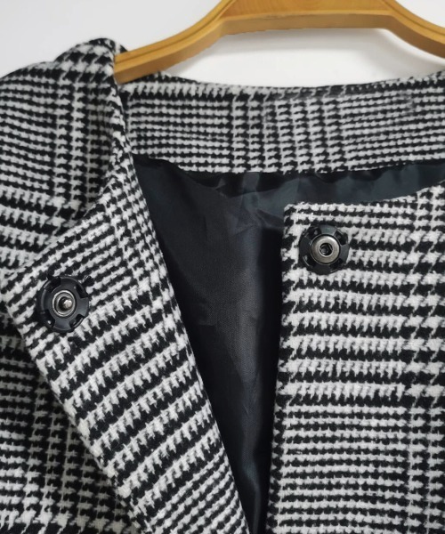 千鳥格子柄ケープコート（その他アウター）｜ONEP STAR（ワンピスター