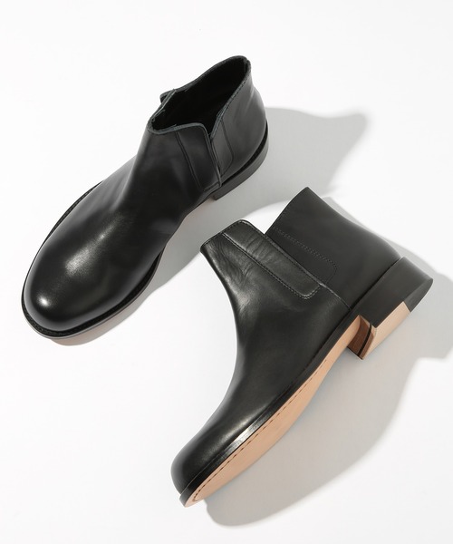 PADRONE（パドローネ）の「【PADRONE】別注 INNERGORE BOOTS PU8054-1144-23C（ブーツ・メンズ・ダークブラウン/ブラック・40/42/41）」の2枚目の写真