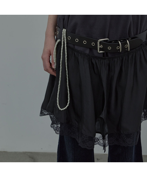LCDC TM(エルシーディーシーティーエム)の「LACE TRIM JERSEY DRESS (CHARCOAL)(ワンピース・レディース・その他・OS)」の9枚目の写真