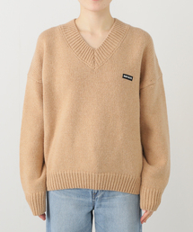 journal standard L'essage | 【ROTATEローテート】 Knit V-Neck Jumper:ニット(ニット/セーター)