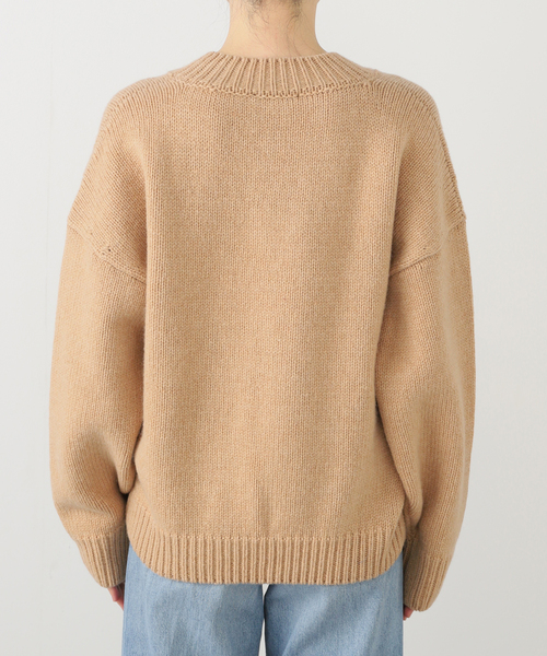 journal standard L'essage（ジャーナルスタンダードレサージュ）の「【ROTATEローテート】 Knit V-Neck Jumper：ニット（ニット/セーター・レディース・ベージュ・X-SMALL）」の5枚目の写真
