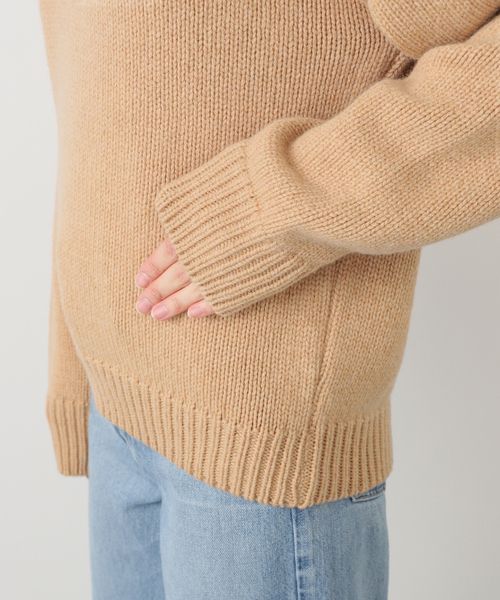 journal standard L'essage（ジャーナルスタンダードレサージュ）の「【ROTATEローテート】 Knit V-Neck Jumper：ニット（ニット/セーター・レディース・ベージュ・X-SMALL）」の7枚目の写真