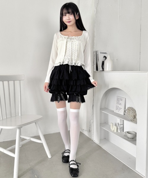 Loueme(ルエム)の「キャンディフリルショートパンツ(その他パンツ・レディース・ブラック/ライトブルー/ホワイト/ピンク・FREE)」の16枚目の写真