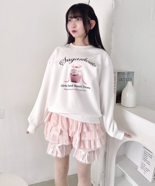 Loueme(ルエム)の「キャンディフリルショートパンツ(その他パンツ・レディース・ブラック/ライトブルー/ホワイト/ピンク・FREE)」の20枚目の写真