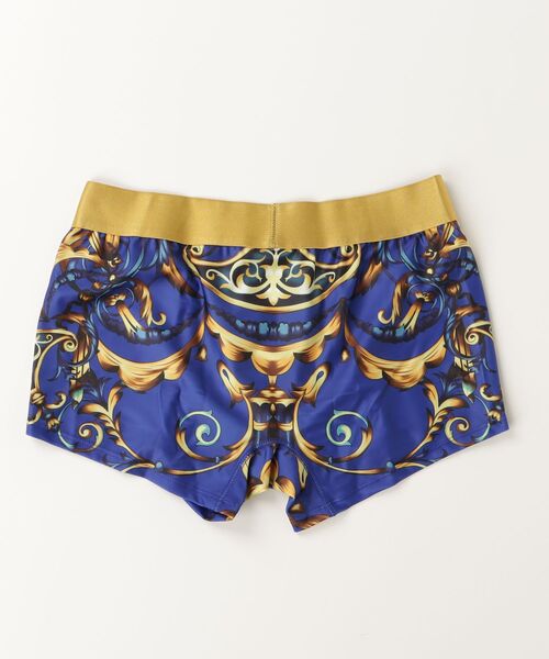 VANQUISH（ヴァンキッシュ）の「VANQUISH / ヴァンキッシュ ヴィンテージ デコレーションプリント アンダーウェア（ボクサーパンツ・メンズ・ブルー・M/L）」の2枚目の写真