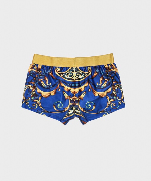 VANQUISH（ヴァンキッシュ）の「VANQUISH / ヴァンキッシュ ヴィンテージ デコレーションプリント アンダーウェア（ボクサーパンツ・メンズ・ブルー・M/L）」の5枚目の写真